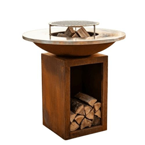 Braséro En Acier Corten Ø80 "LeFermier"