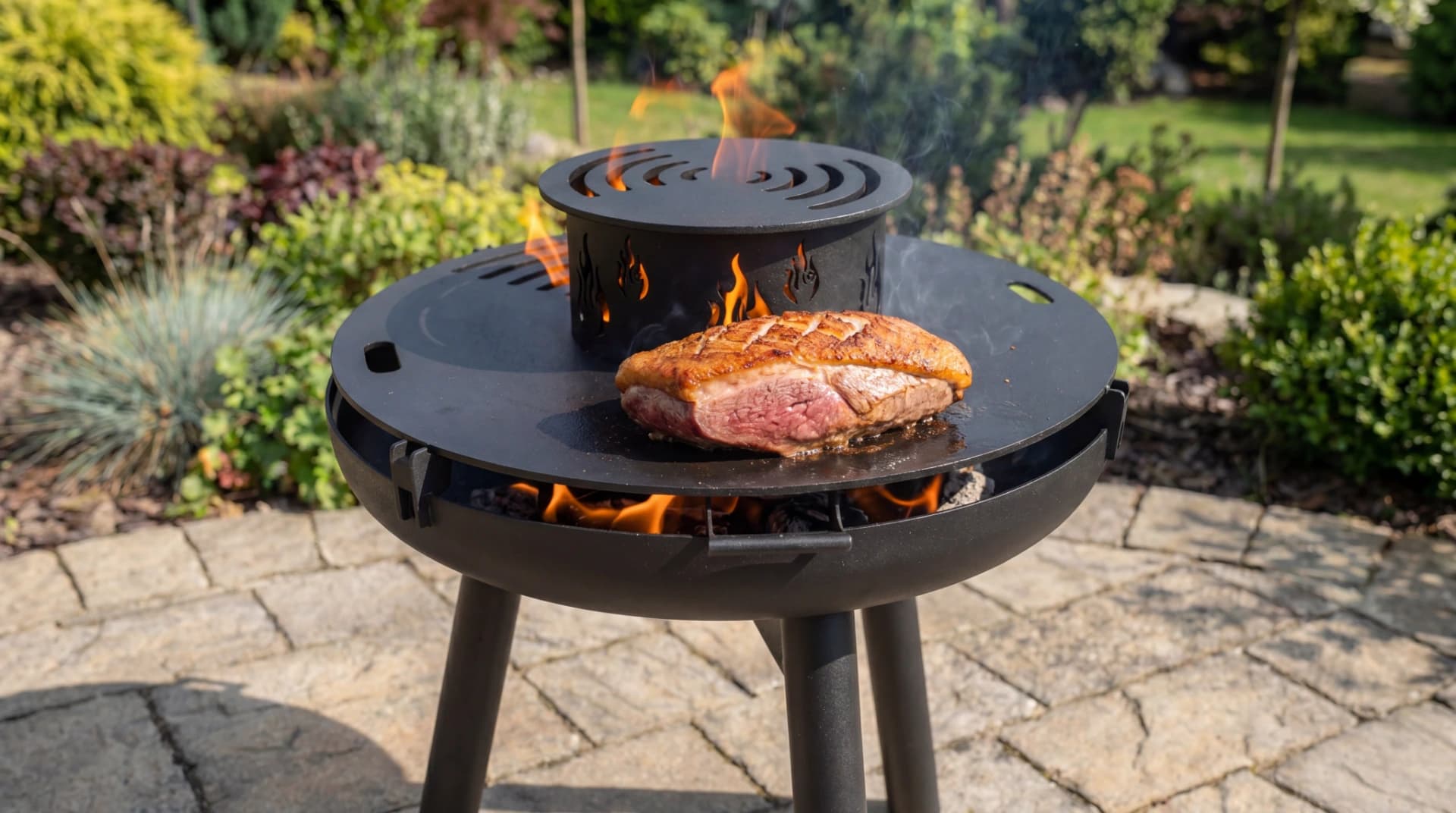 Magret de canard à la plancha : peau croustillante, chair rosée